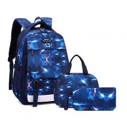 Junior High School And Elementary School Students'Schoolbags Breathable Lightweight And Large-Capacity Men'S Backpacks